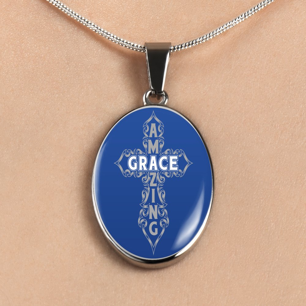 Amazing Grace Premium Charm Necklace