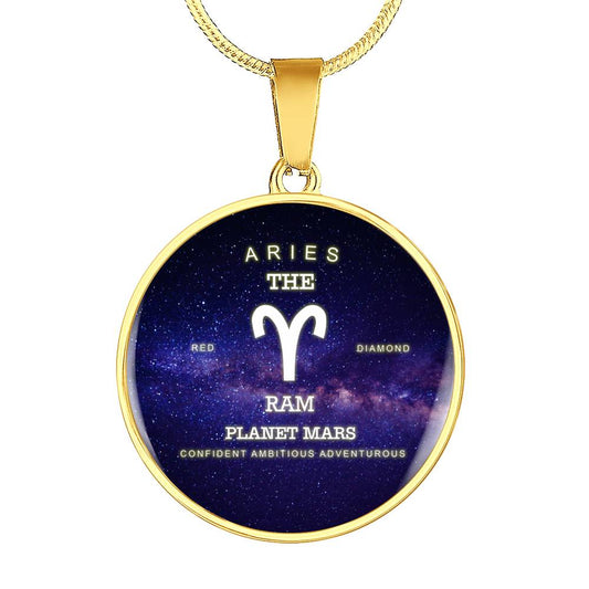Aries Gold/Silver Zodiac Charm