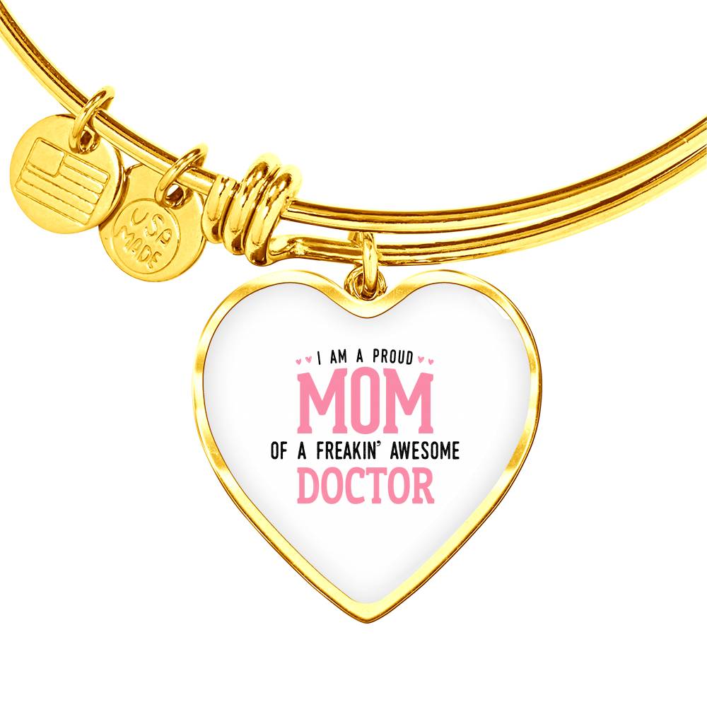Proud Mom Bracelet Heart - Light