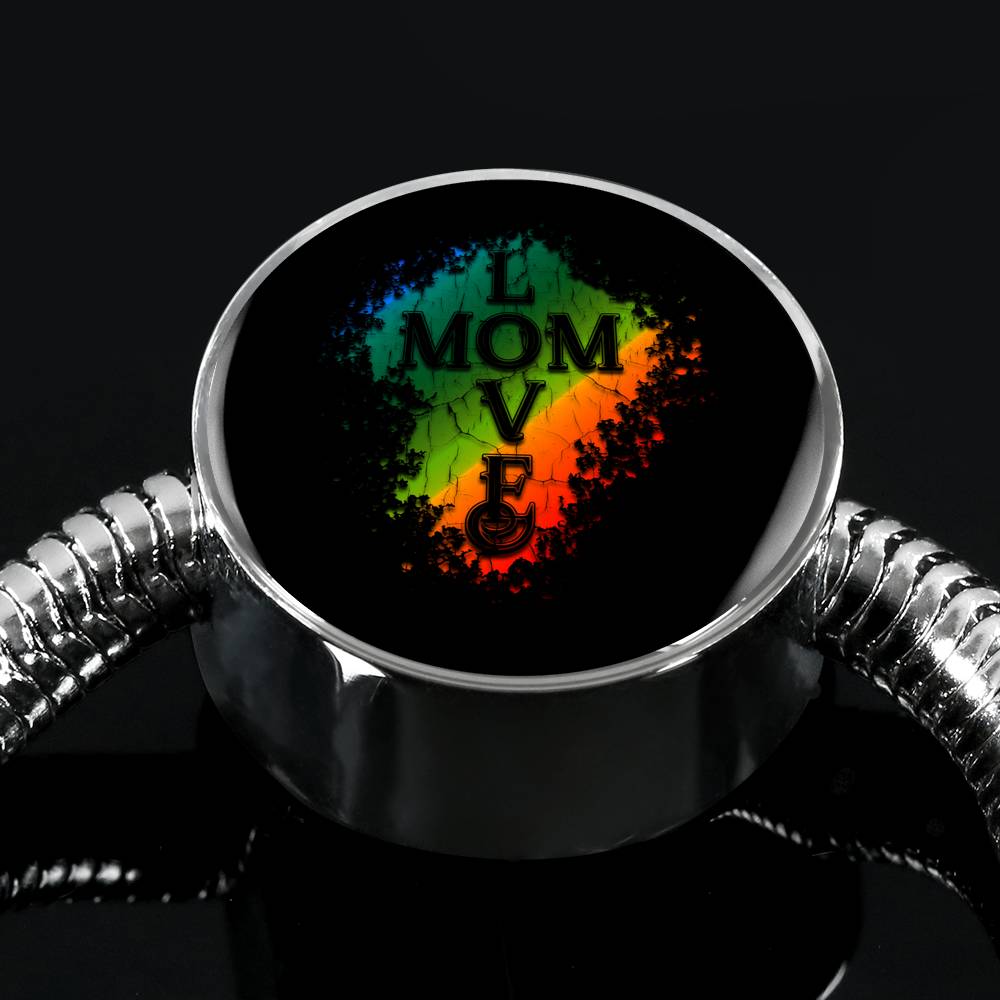 Mom Love Bracelet Round - Light