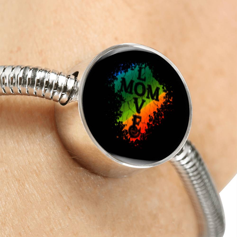 Mom Love Bracelet Round - Light