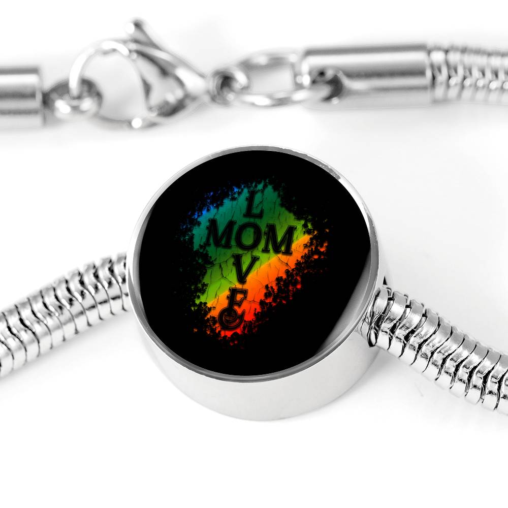 Mom Love Bracelet Round - Light