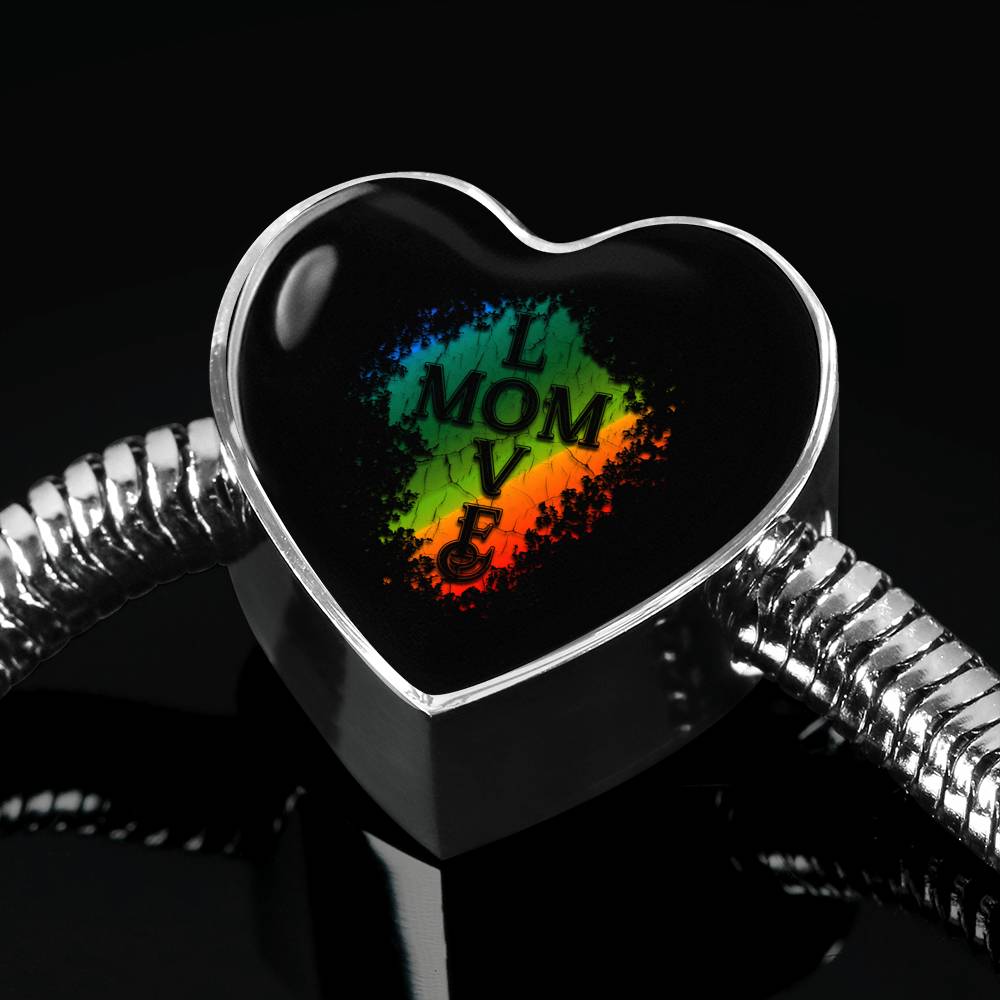 Mom Love Bracelet Heart - Light