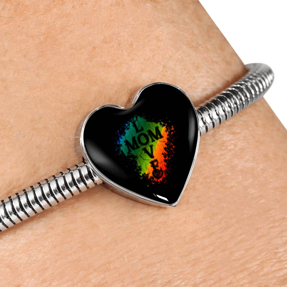 Mom Love Bracelet Heart - Light
