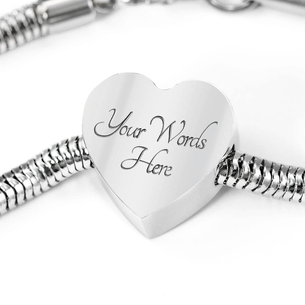 Mom Love Bracelet Heart - Light