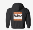 Red Brick Adult Zipper Hoodie
