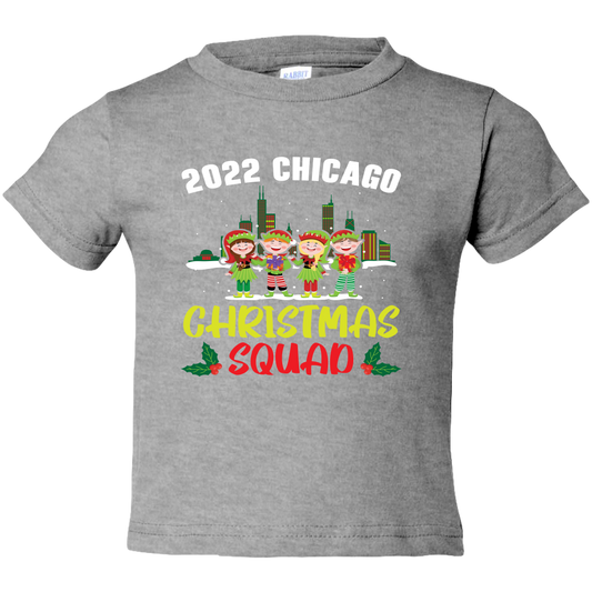 2022 Chicago Christmas Squad-Light Toddler Tees