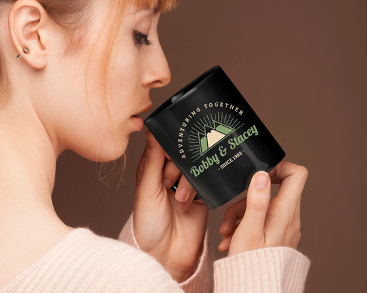 11oz Black Coffee Mug - Design 3