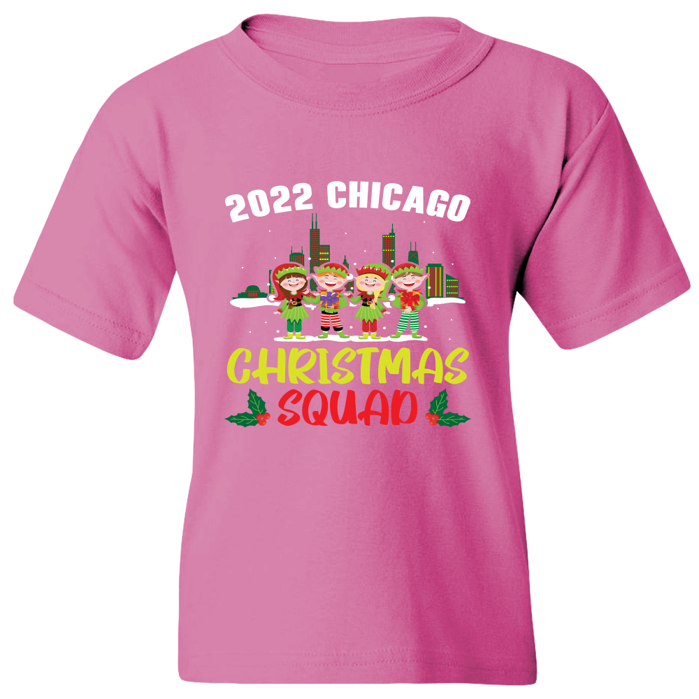 2022 Chicago Christmas Squad-Light Youth Tee