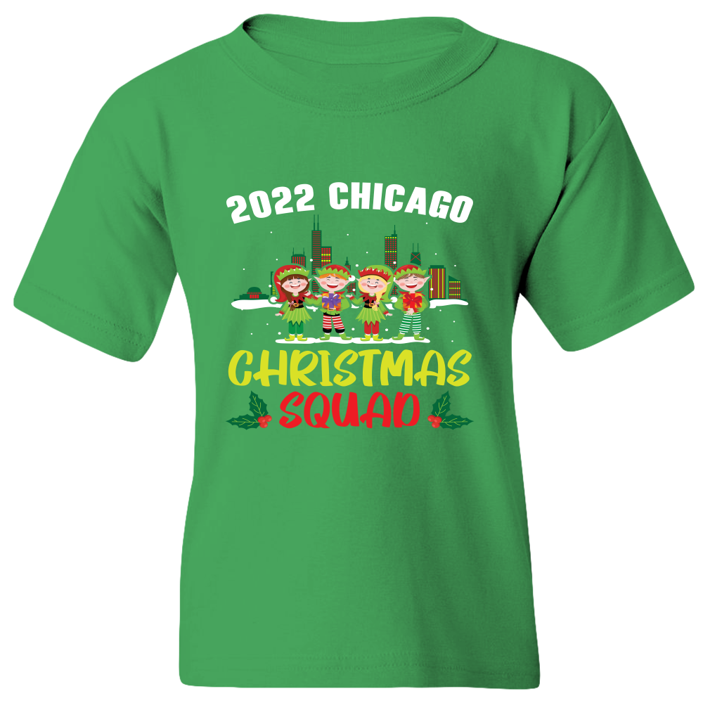 2022 Chicago Christmas Squad-Light Youth Tee