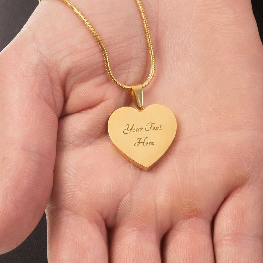 Leo Gold/Silver Zodiac Heart Necklace