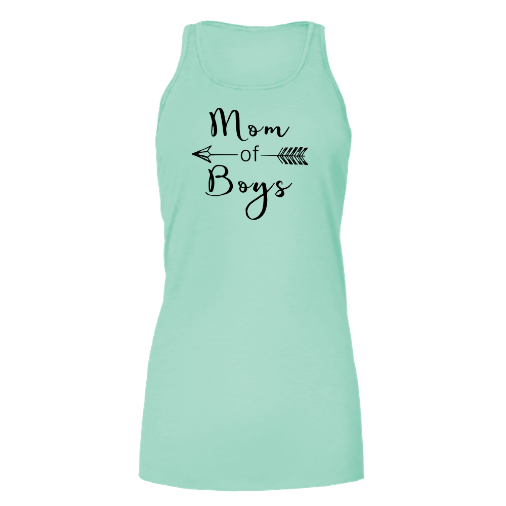 Mom Of Boys Light - Bella Flowy Tank