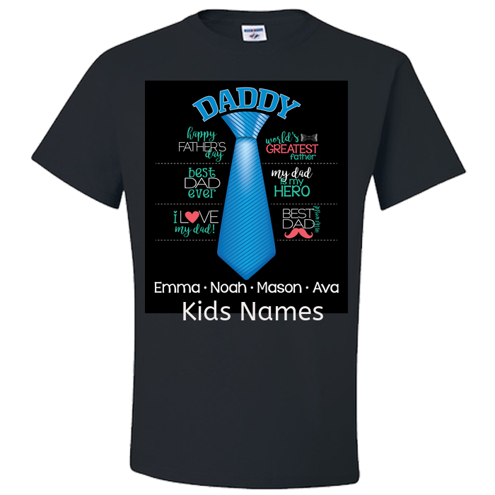 Daddy Tshirt Personalized