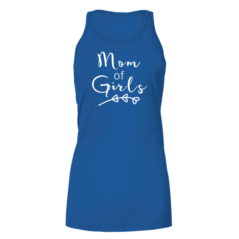 Mom Of Girls Dark - Bella Flowy Tank
