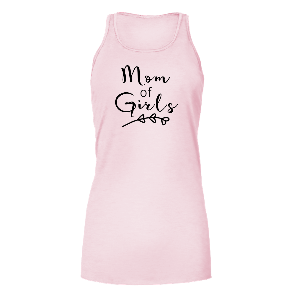 Mom Of Girls Light - Bella Flowy Tank