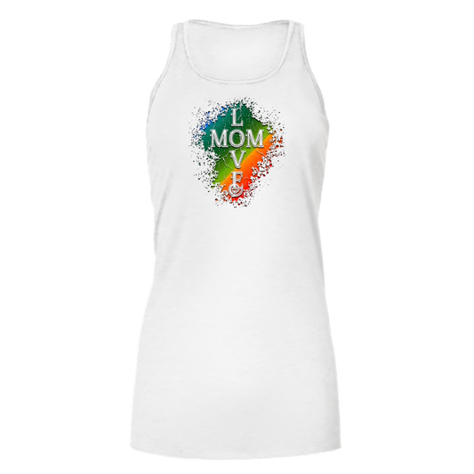 Mom Love Bella Flowy Tank - Light