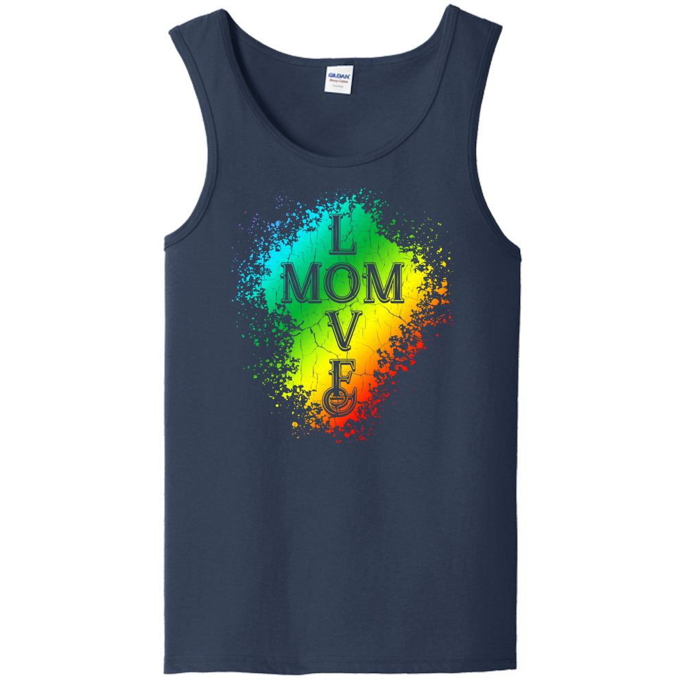 Mom Love Unisex Tank Top - Dark