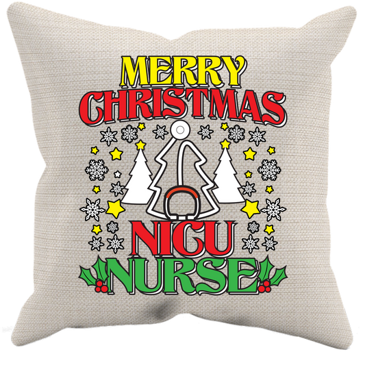 Merry Christmas NICU Nurse - Pillow Case