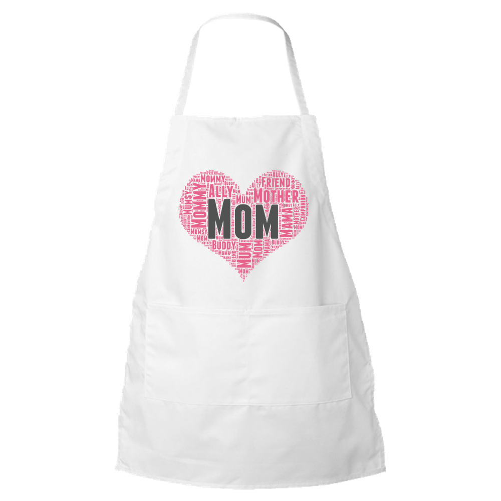 Mom Heart Apron