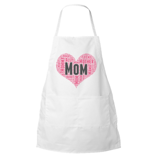 Mom Heart Apron