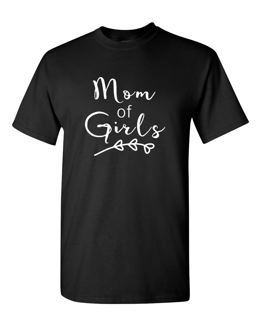 Mom Of Girls Dark - Adult Unisex T-Shirt