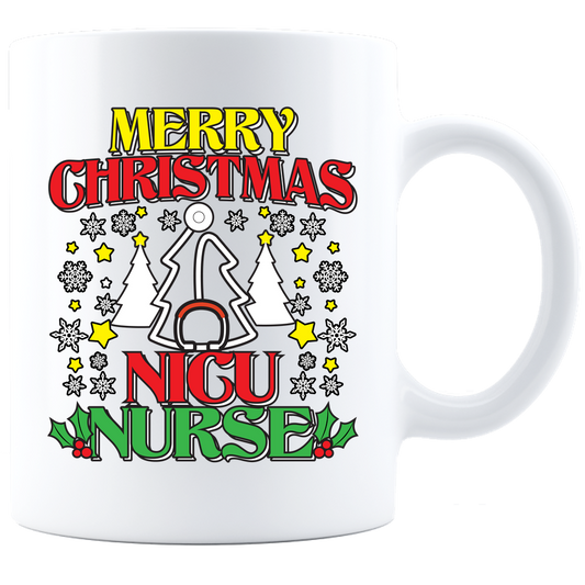 Merry Christmas NICU Nurse - Coffee Mug - White