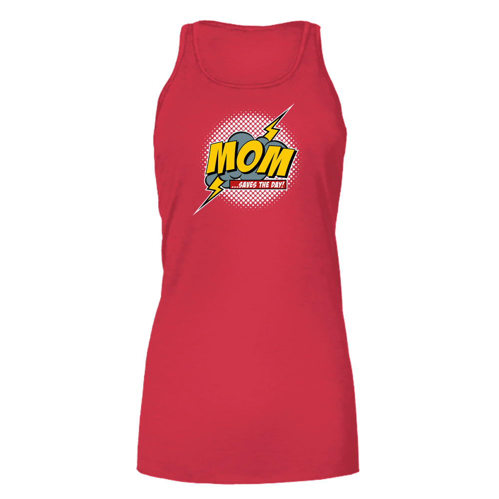 Mom Saves The Day Bella Flowy Tank - Dark