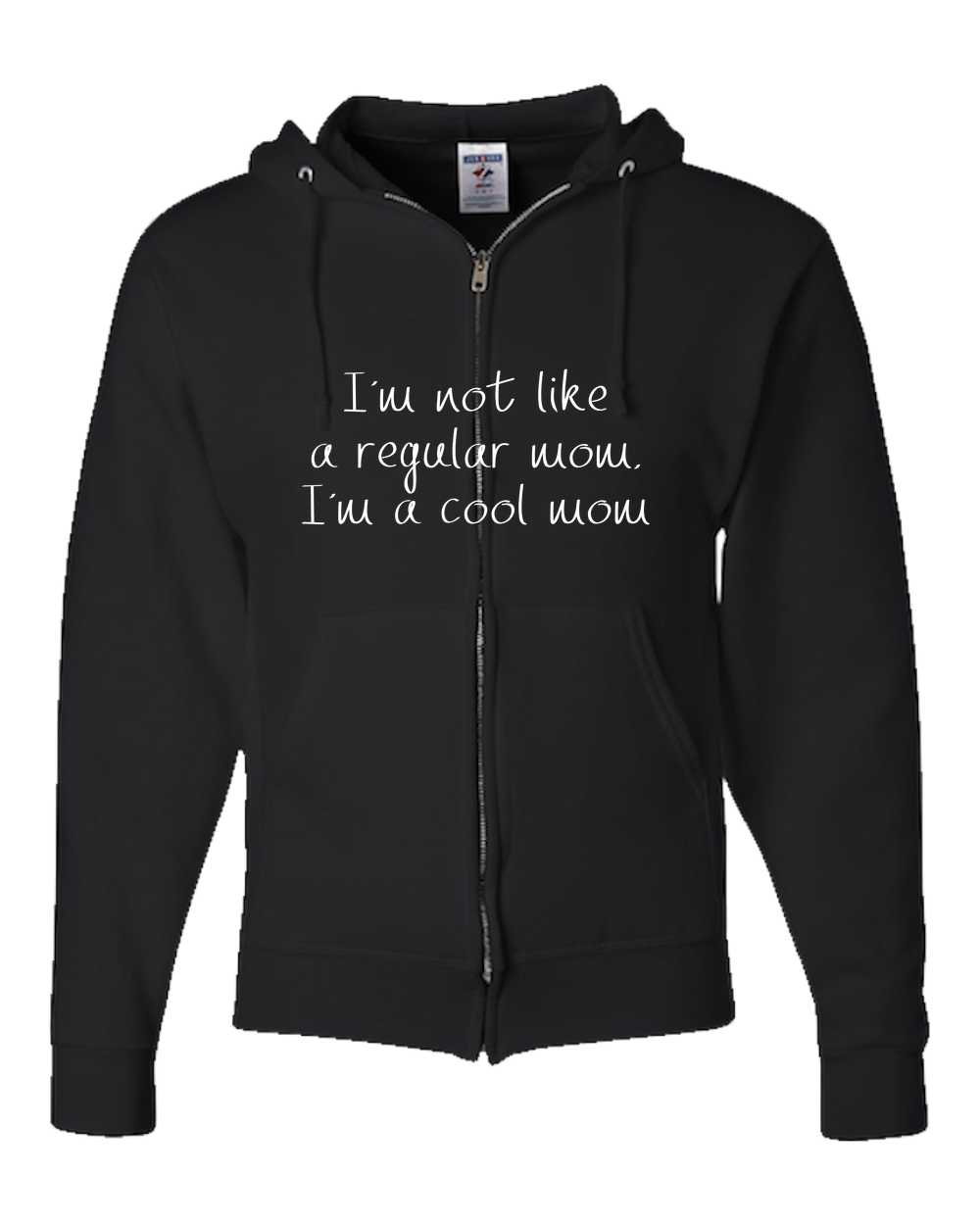 Not Like Regular Mom Dark - Adult Zipper Hoodie