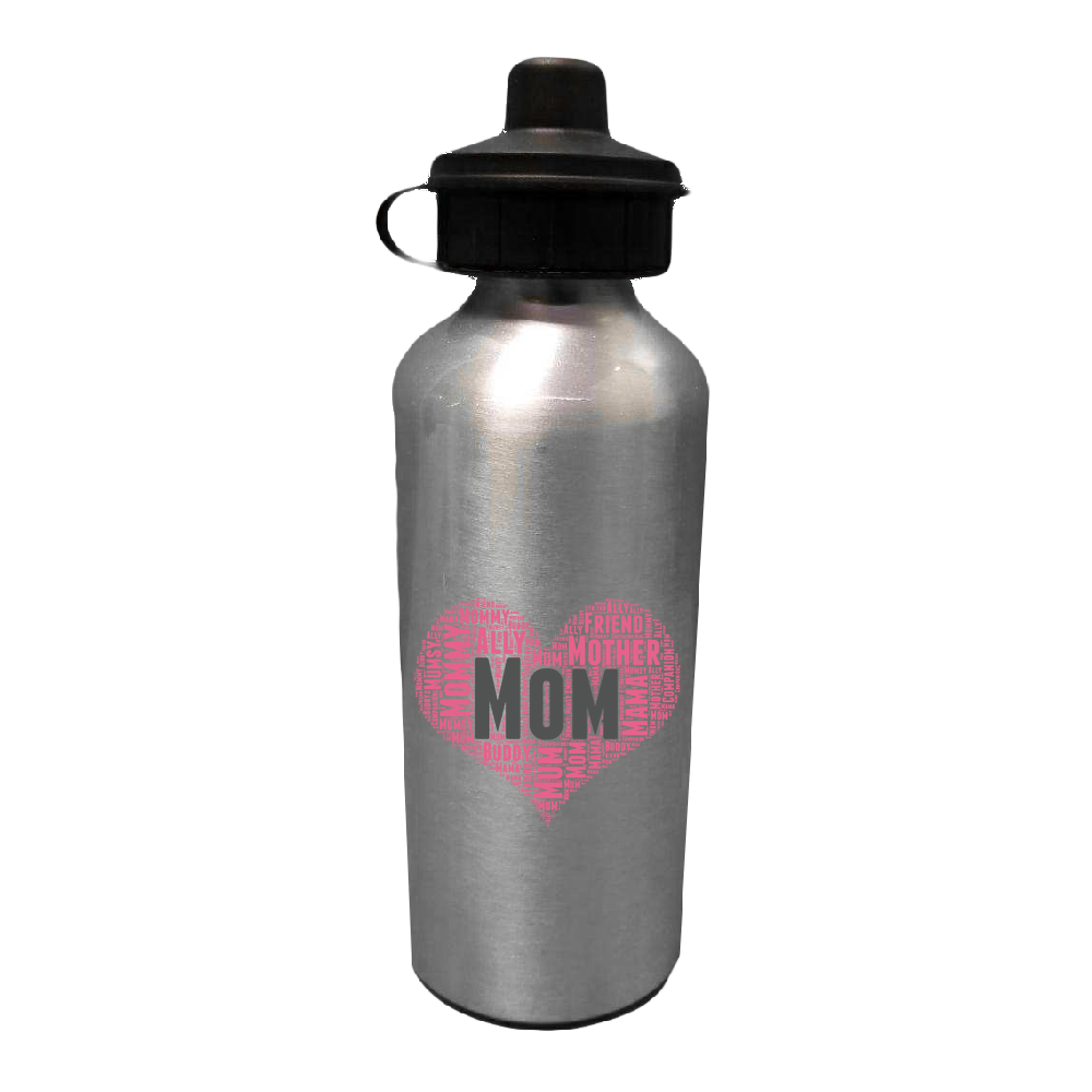 Mom Heart Water Bottles