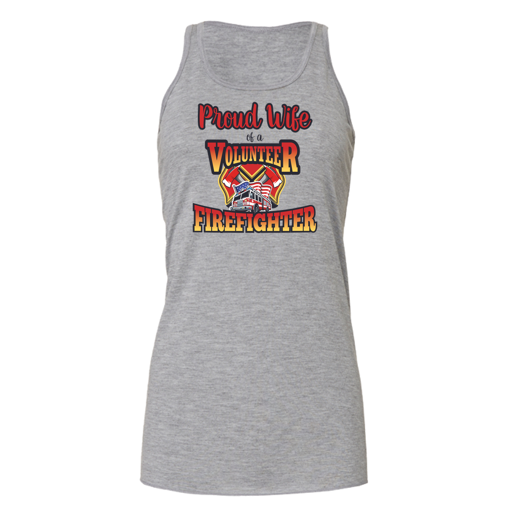 Volunteer Firefighter Wife - Bella Flowy Tank