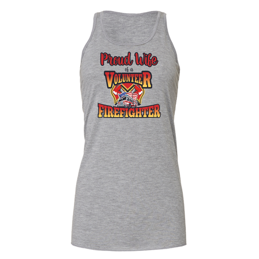 Volunteer Firefighter Wife - Bella Flowy Tank
