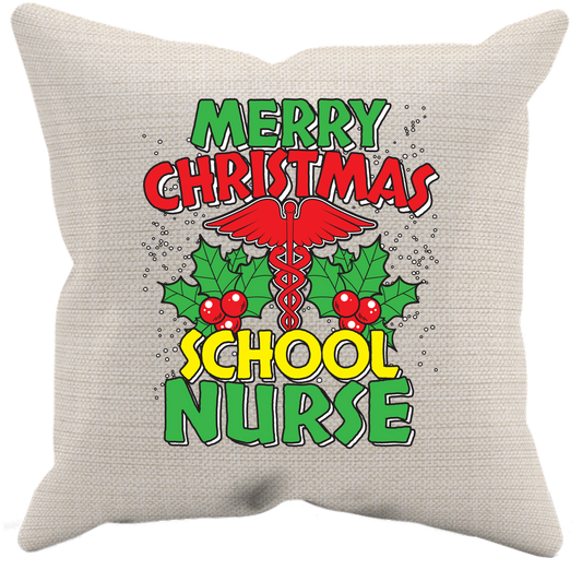 Merry Christmas School Nurse - Pillow Case