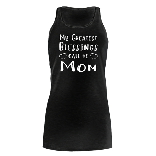 My Greatest Blessing Dark - Bella Flowy Tank