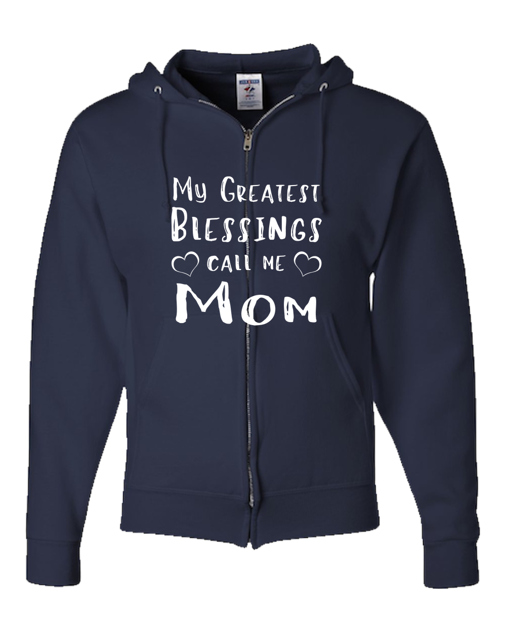 My Greatest Blessing Dark - Adult Zipper Hoodie