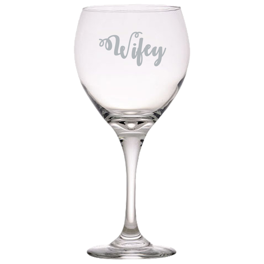 Wifey - Red Wine Glass