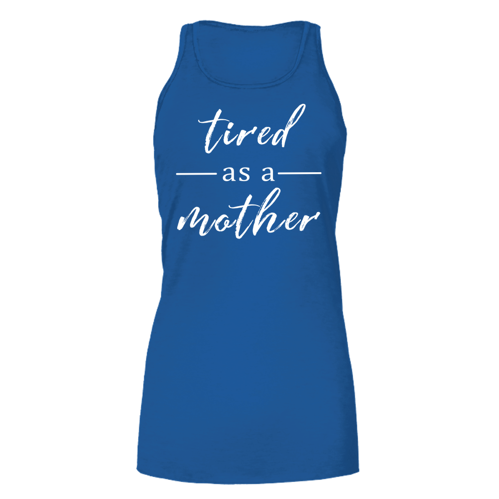 Tired as a Mother Dark - Bella Flowy Tank