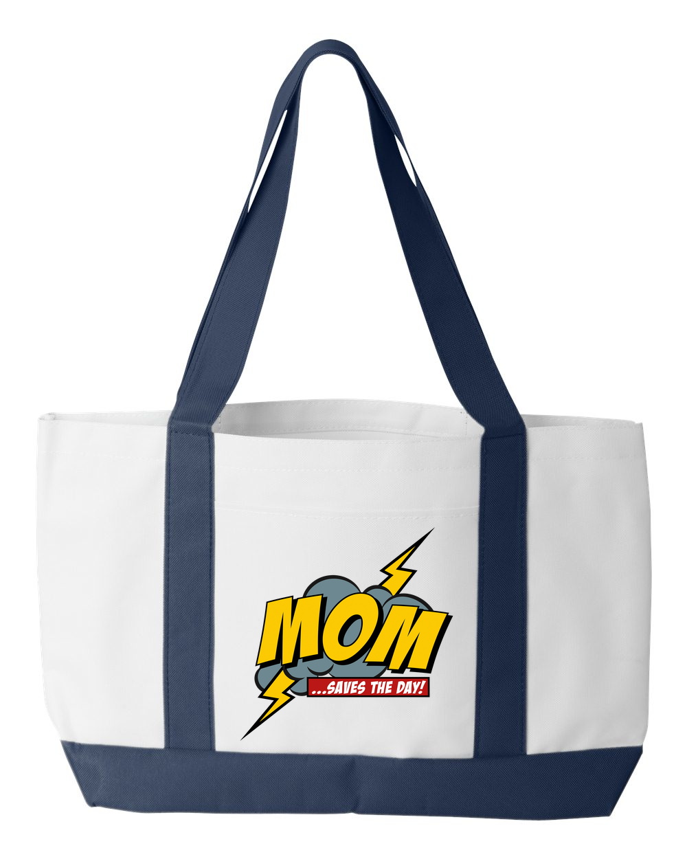 Mom Saves The Day Tote Bag