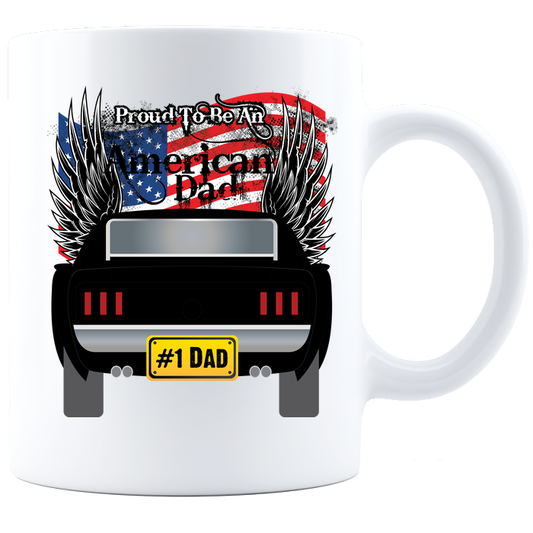 Proud American Dad Coffee Mug