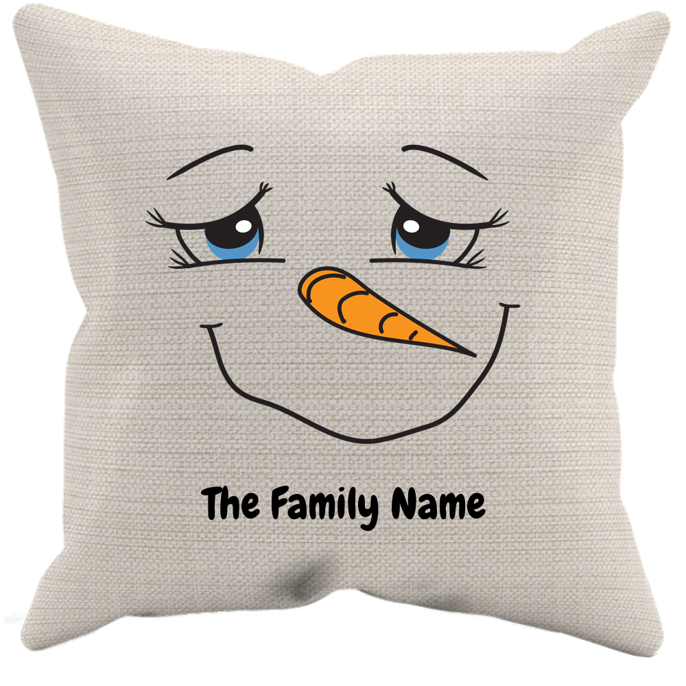 Snowman Pillow Case