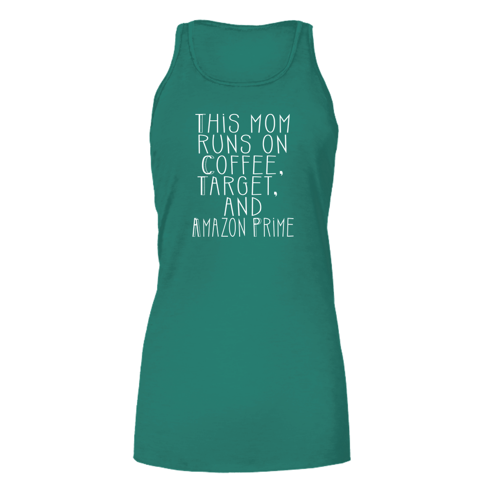 This Mom Runs Dark - Bella Flowy Tank