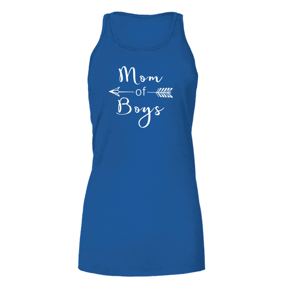 Mom Of Boys Dark - Bella Flowy Tank