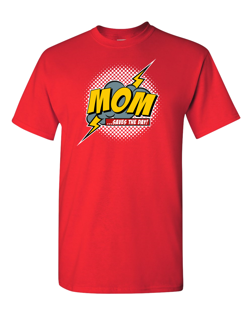 Mom Saves The Day Adult Unisex T-Shirt - Dark
