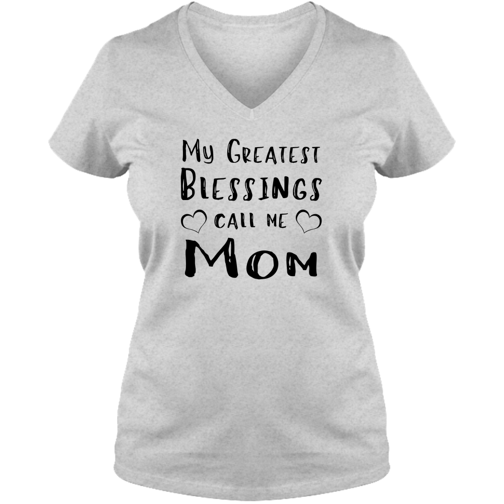 My Greatest Blessing Light - Ladies V Neck Tee