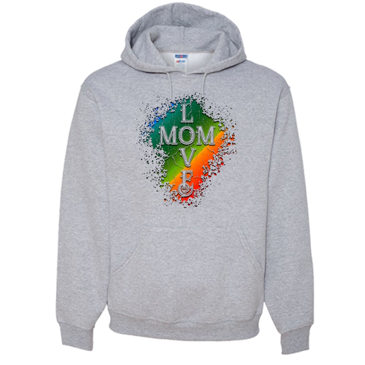 Mom Love Adult Hoodie - Light