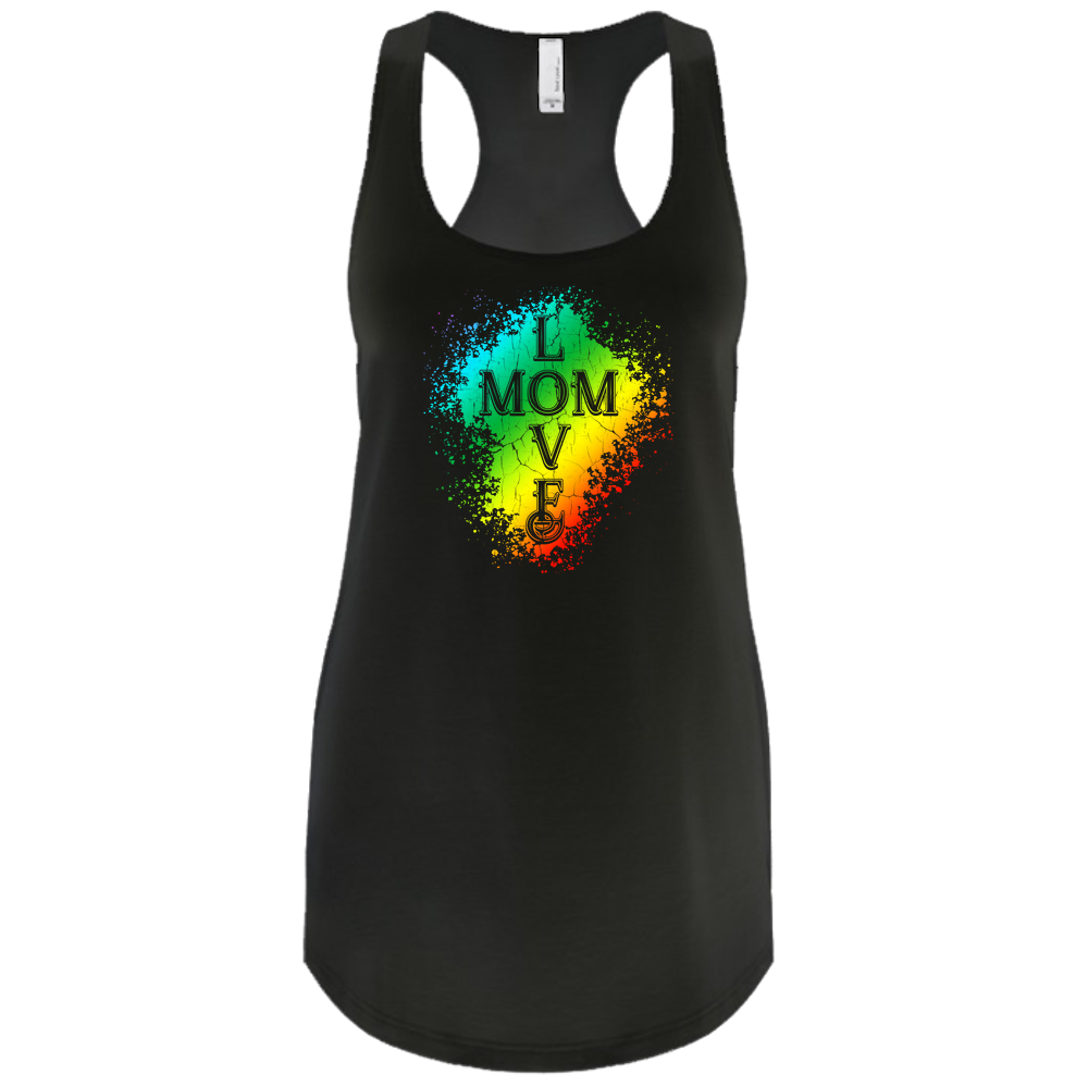 Mom Love Next Level Tank - Dark