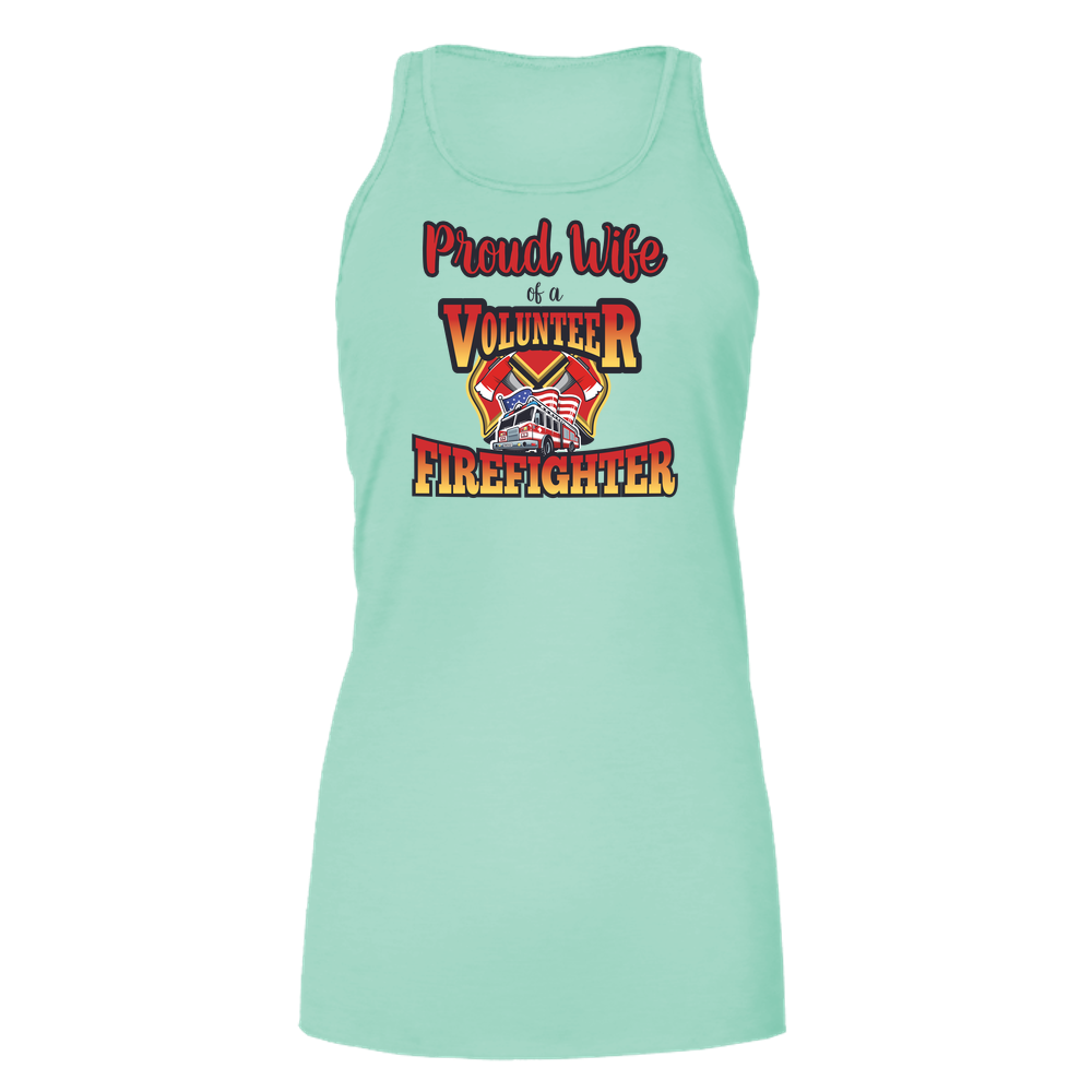 Volunteer Firefighter Wife - Bella Flowy Tank