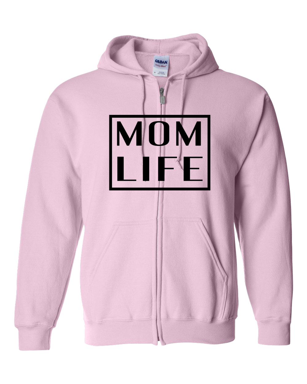 Mom Life Light - Adult Zipper Hoodie