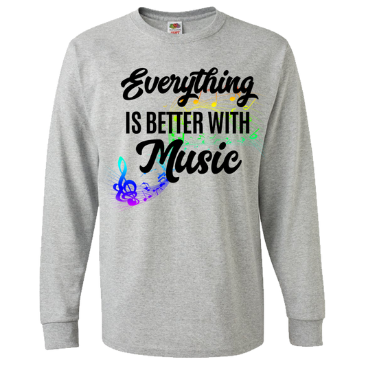 Everything Music Long Sleeve Tee