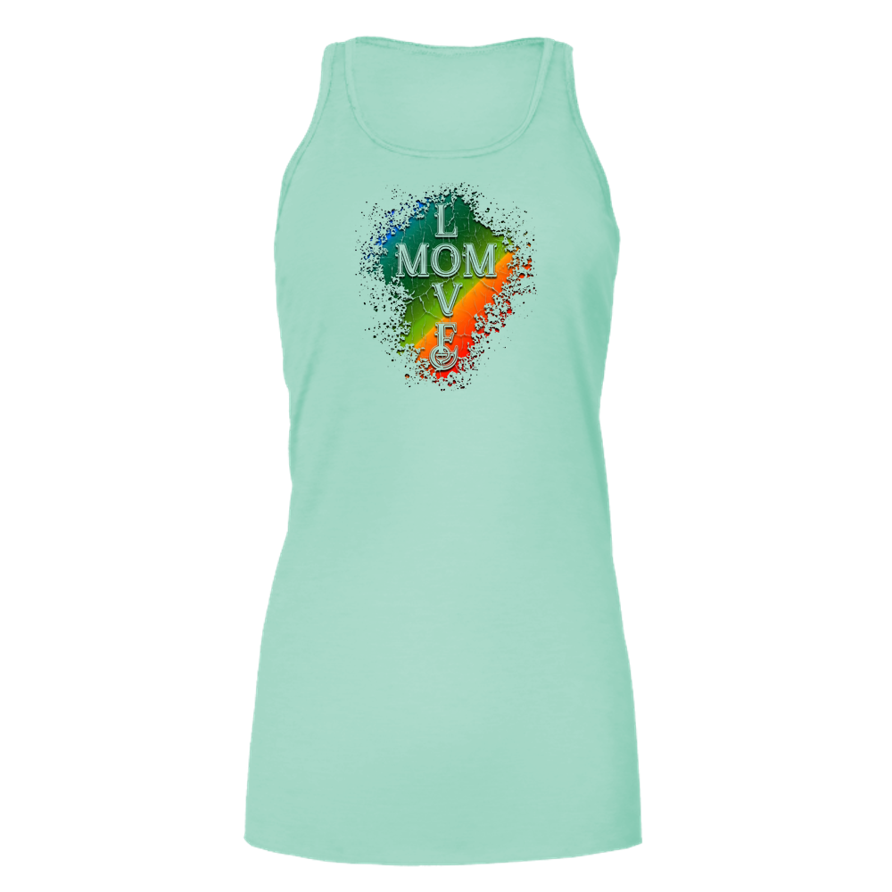 Mom Love Bella Flowy Tank - Light
