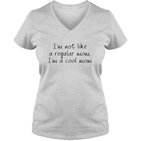 Not Like Regular Mom Light - Ladies V Neck Tee